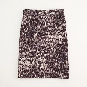 J Crew Printed Pencil Skirt